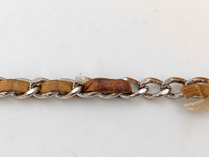 CHANEL Matlassse Chain Shoulder Bag Turnlock Enamel Orange Shoulder Bag