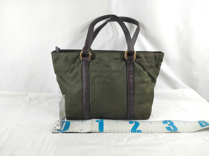 PRADA Nylon Prada Purse Green Handbag