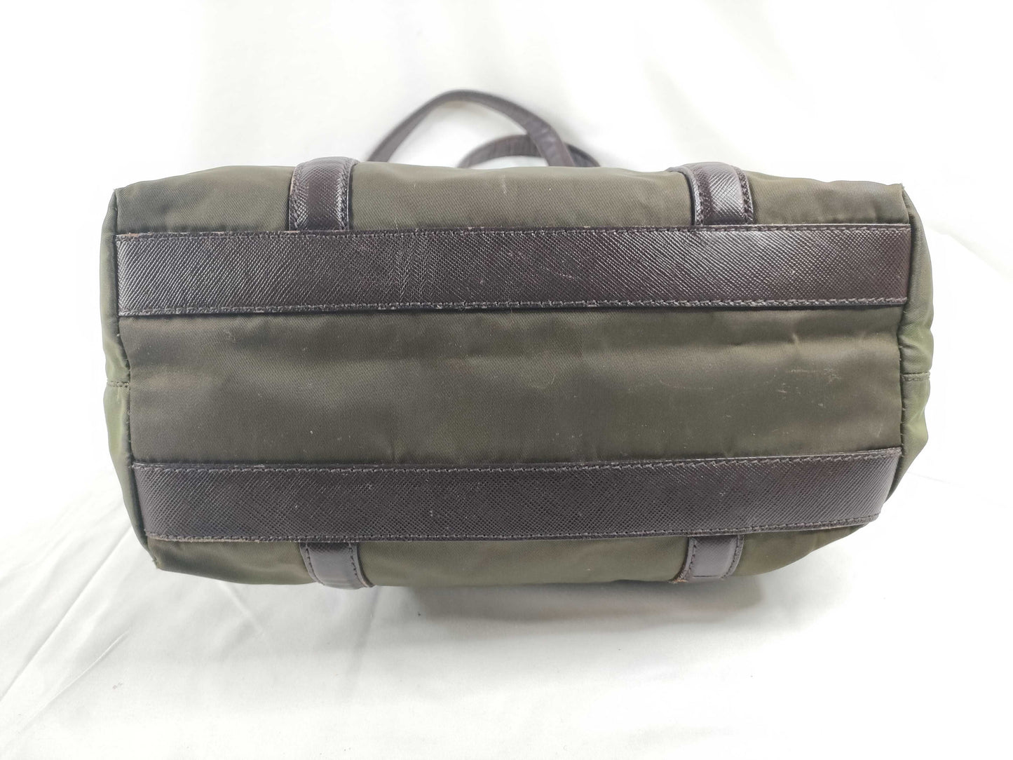 PRADA Nylon Prada Purse Green Handbag