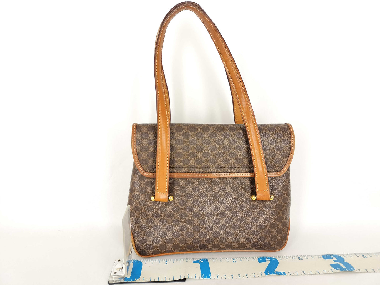 CELINE Celine Handbag Macadam Print Handbag
