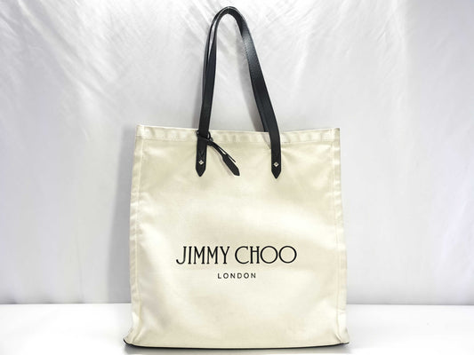 JIMMY CHOO Tote Bag White Tote Bag