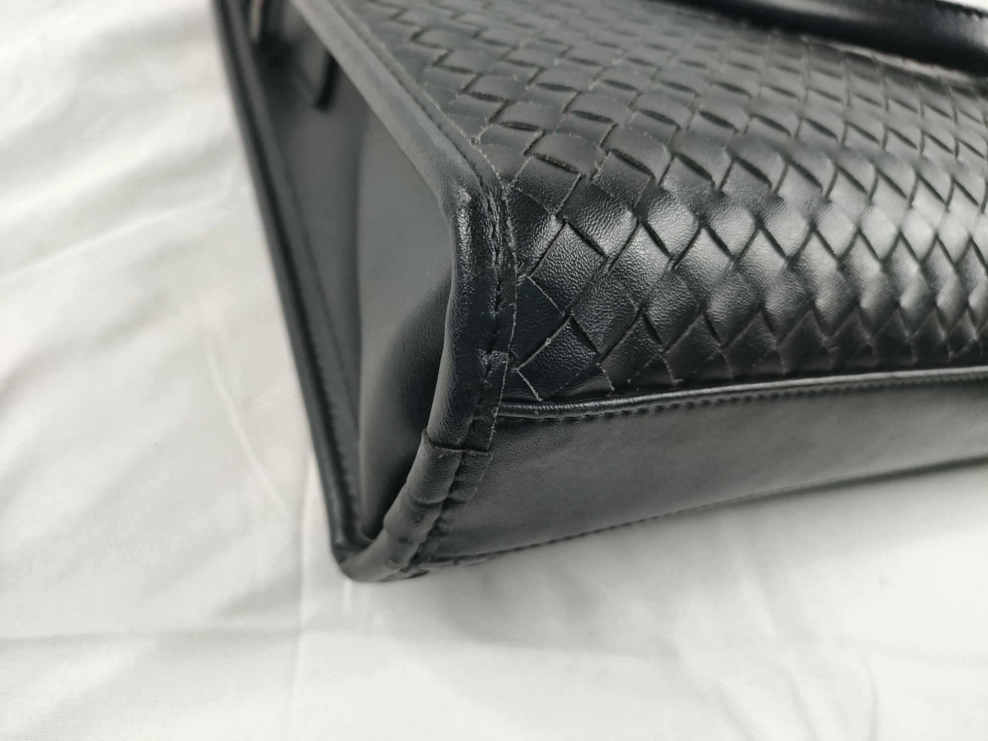 BOTTEGA VENETA Intrecciato Intrecciato Intrecciato Handbag Business Bag Black Business Bag