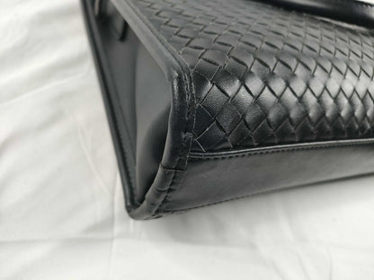BOTTEGA VENETA Intrecciato Intrecciato Intrecciato Handbag Business Bag Black Business Bag