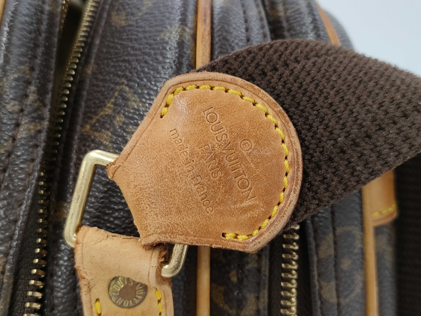 LOUIS VUITTON Monogram Reporter PM Shoulder Bag