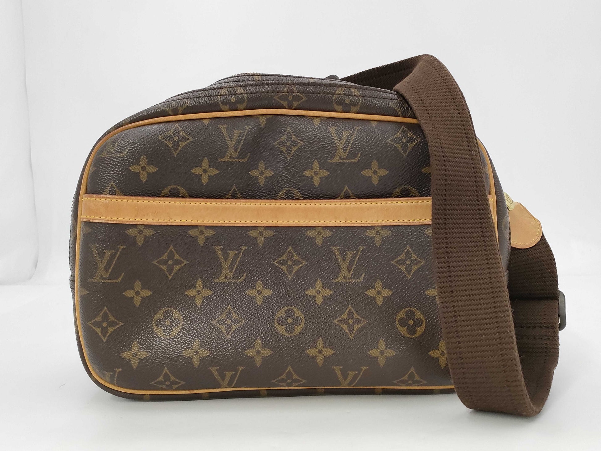 LOUIS VUITTON Monogram Reporter PM Shoulder Bag
