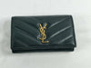 SAINT LAURENT YSL Logo 4-Row Key Case Black Key Case Keychain