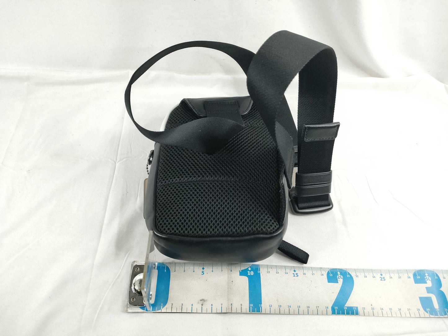 COACH Shoulder Bag Beige x White Shoulder Bag