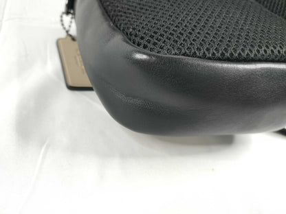 COACH Shoulder Bag Beige x White Shoulder Bag