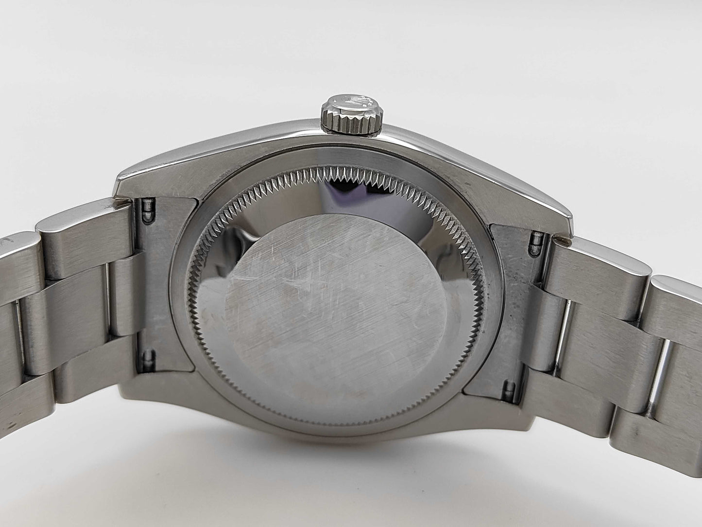 ROLEX 116234 D963026 Black Roman Oyster Breath Men's Watch