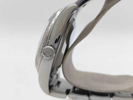 ROLEX 116234 D963026 Black Roman Oyster Breath Men's Watch