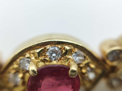 R 0.45ct S 0.50ct E 0.30ct Diamond 18K Gold 19.3g Bracelet/Bangle 