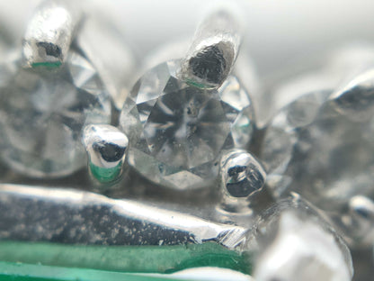 E3.52ct D1.73ct Pt900 13.4g Ring 