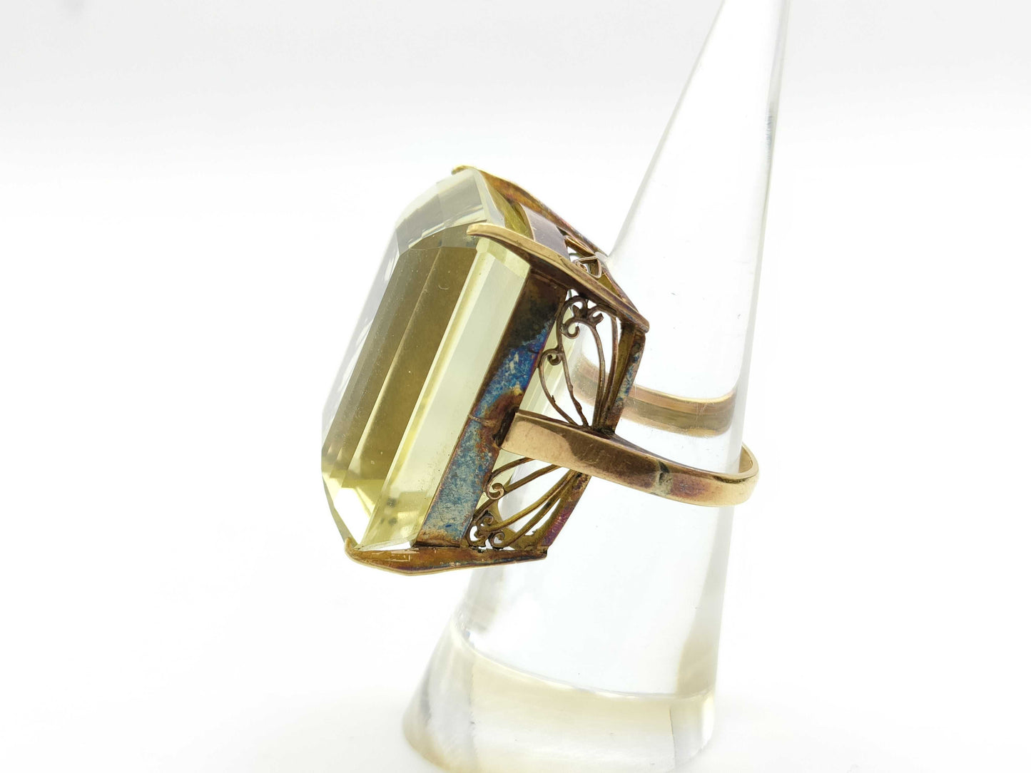 Colored Stone K18 20.1g Ring 