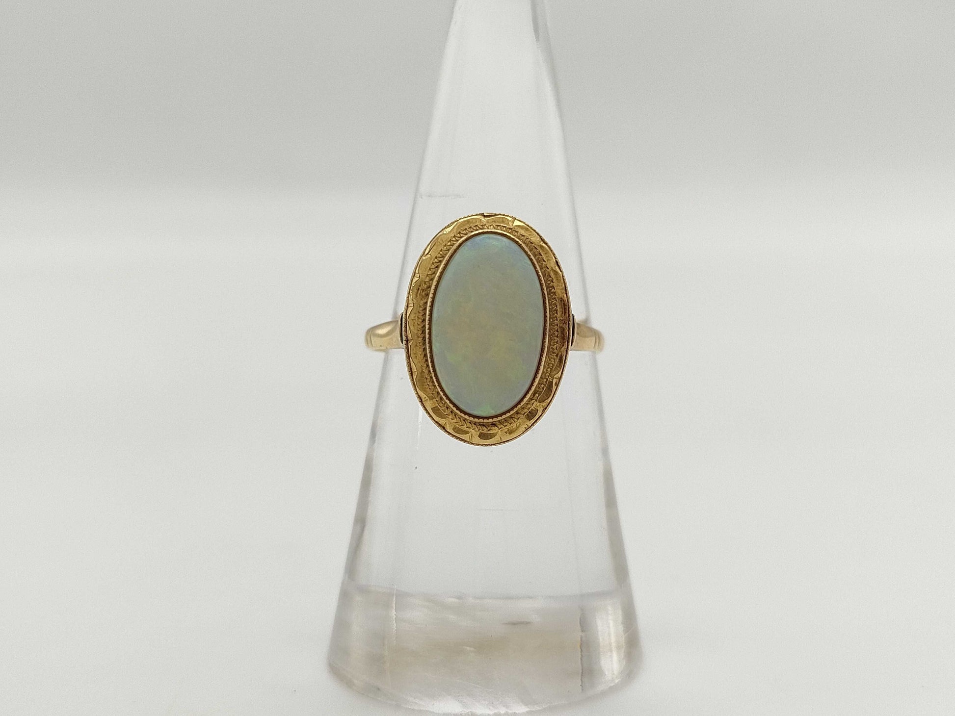 Colored Stone K18 2.6g Ring 