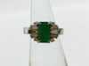 1.22ct colored stone, diamond, Pt900, 7.8g ring 