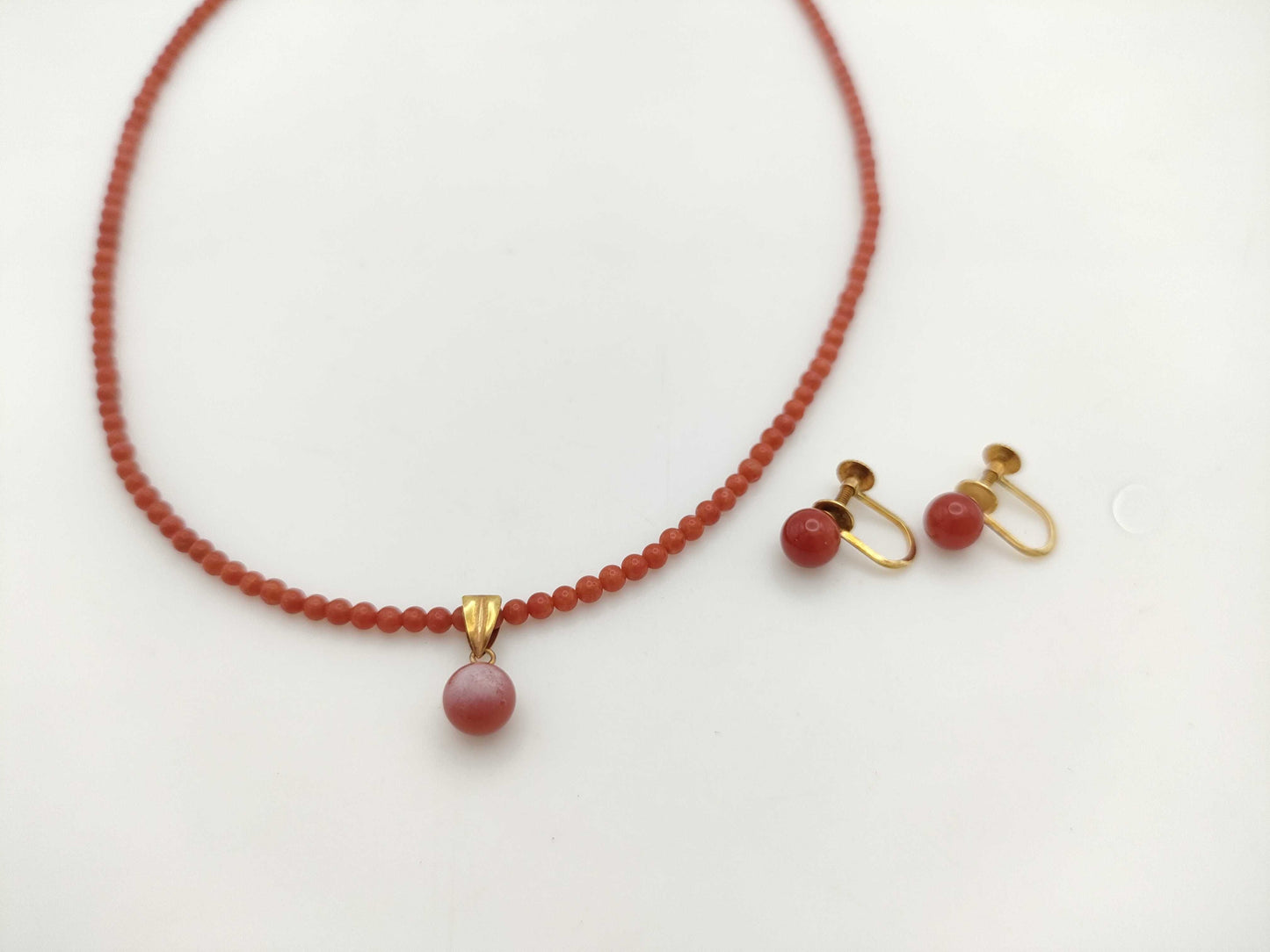 Coral diameter approx. 6.4/2.6mm / Coral diameter approx. 5.9mm*2 K18 6.5g Other small items 