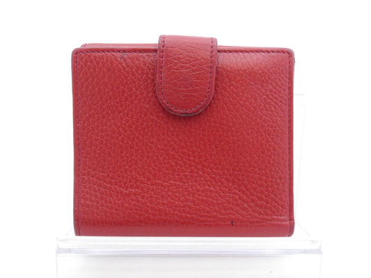 GUCCI GG Hardware Leather Bi-Fold Wallet