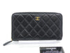 CHANEL Matlasse Cocomark Round Zipper Wallet