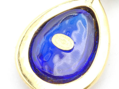 CHANEL Cocomark Cross Swing Earrings