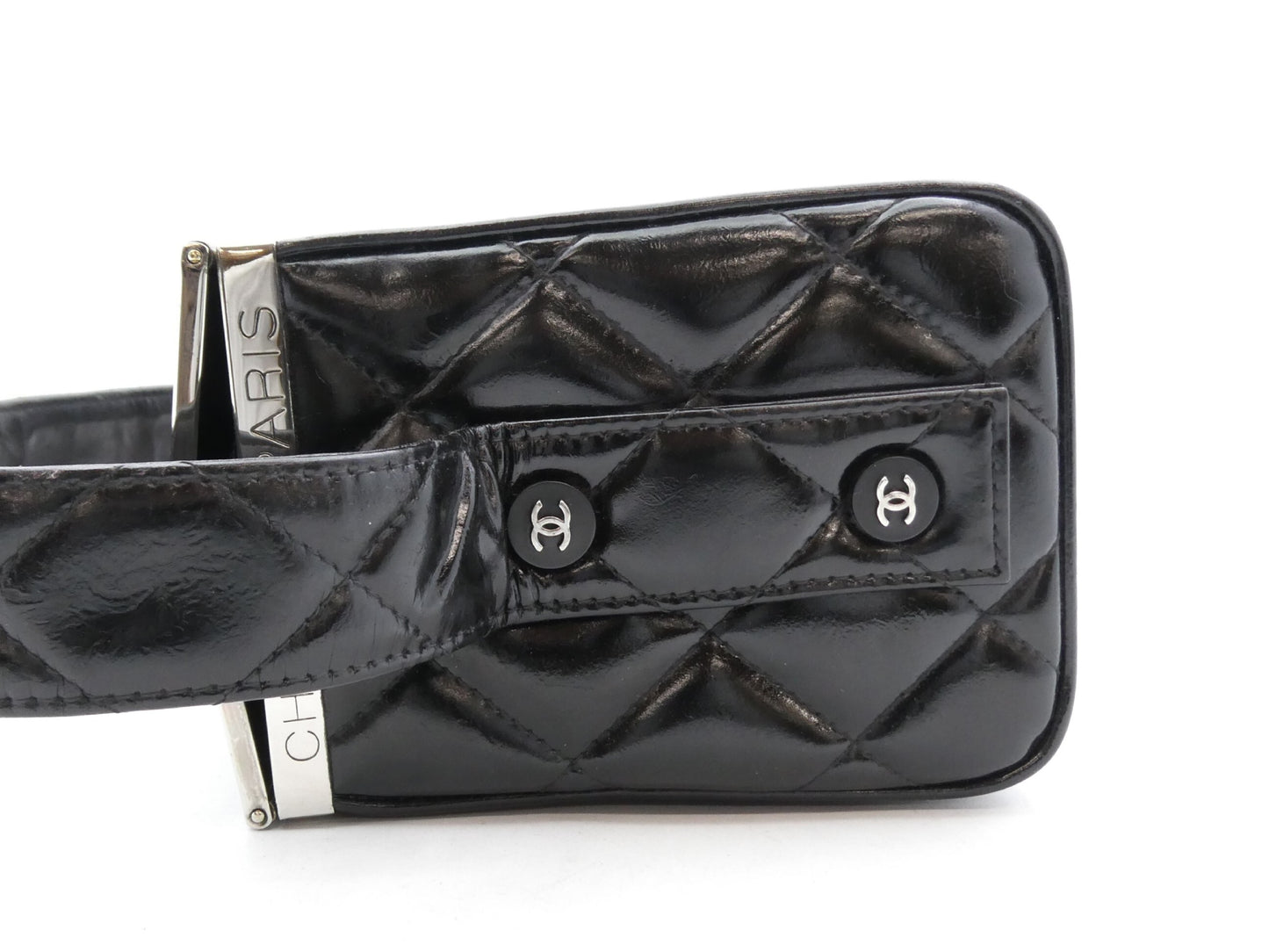 CHANEL Matlasse Enamel Vanity Handbag