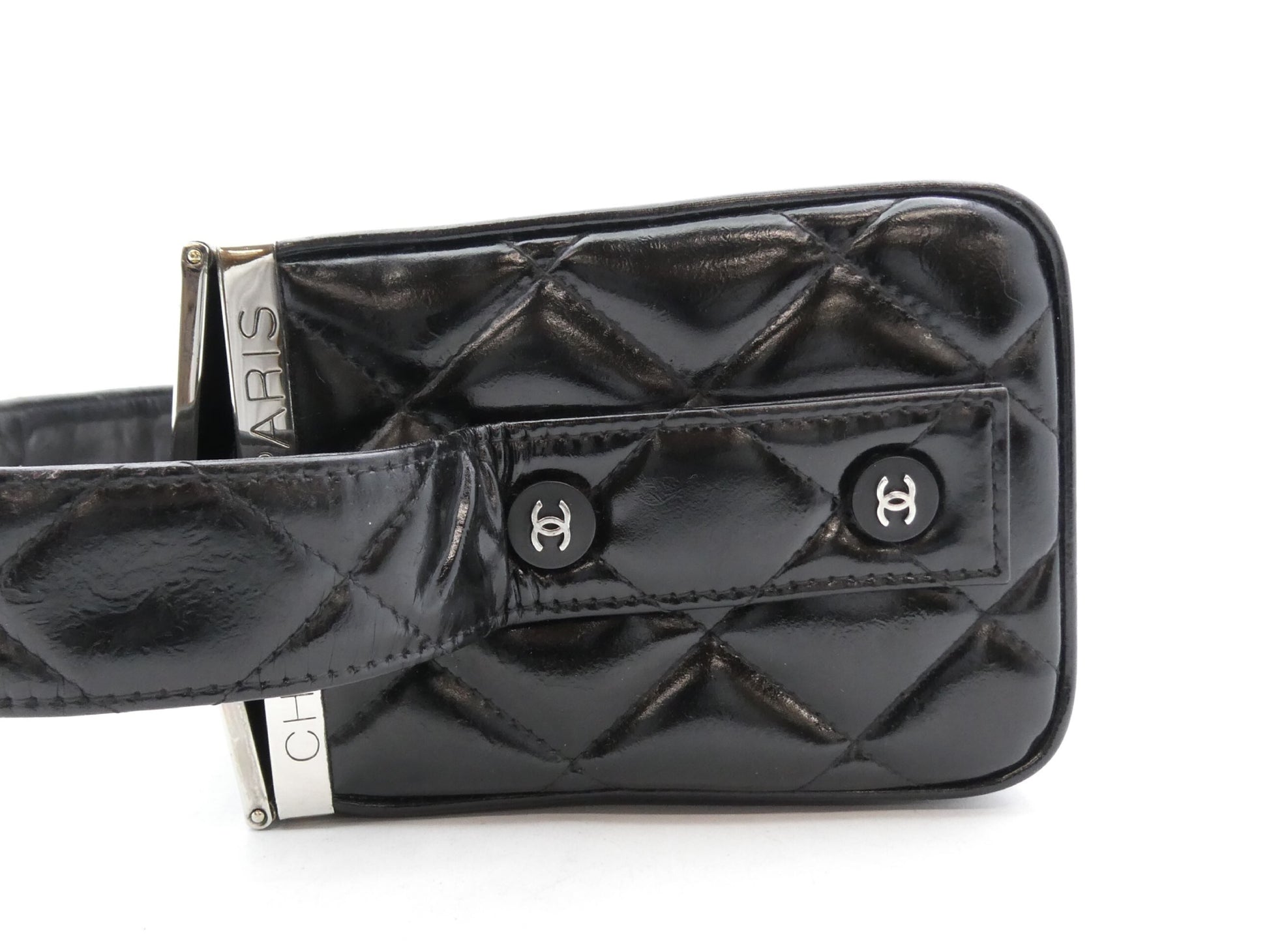 CHANEL Matlasse Enamel Vanity Handbag