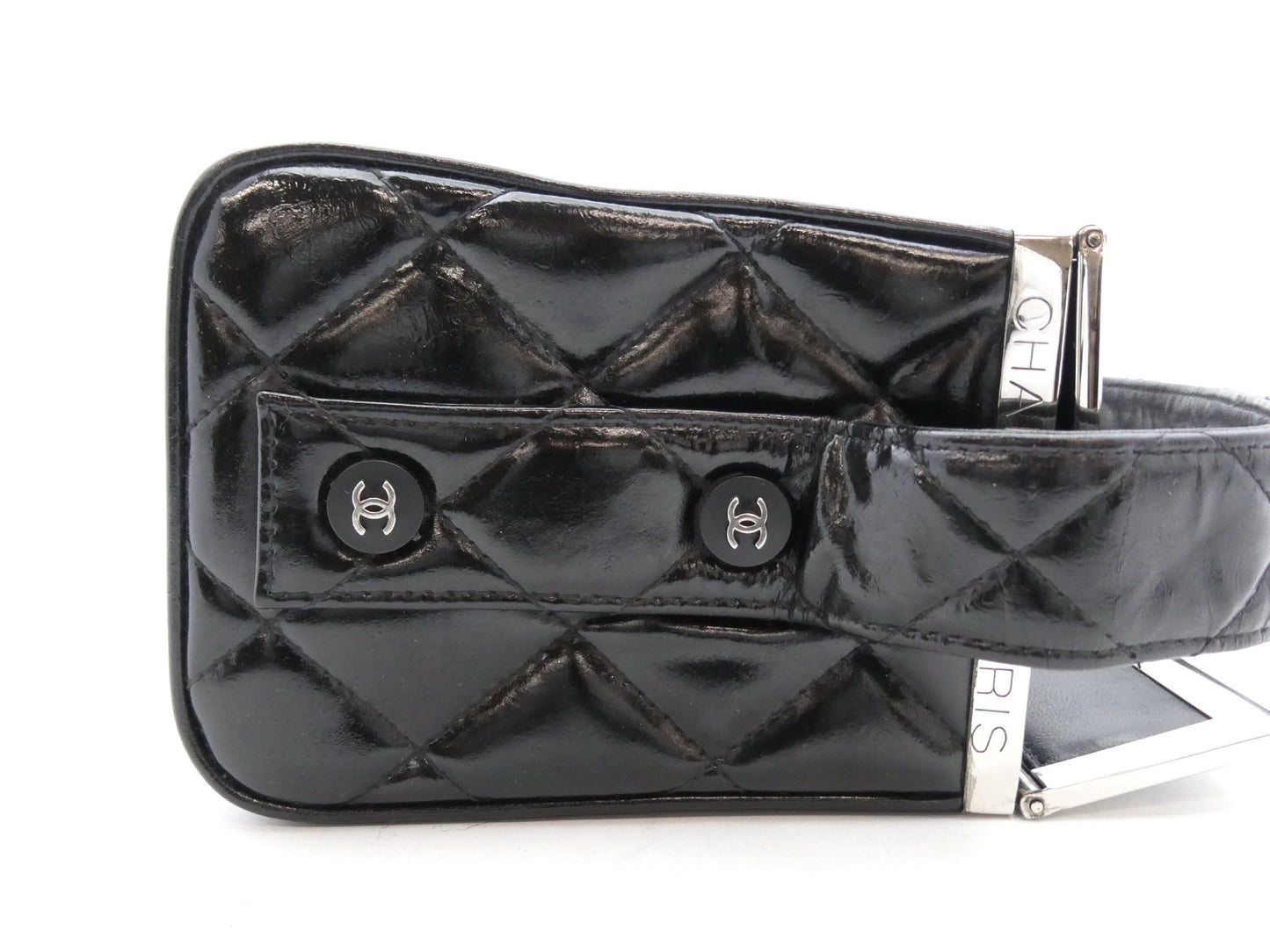 CHANEL Matlasse Enamel Vanity Handbag