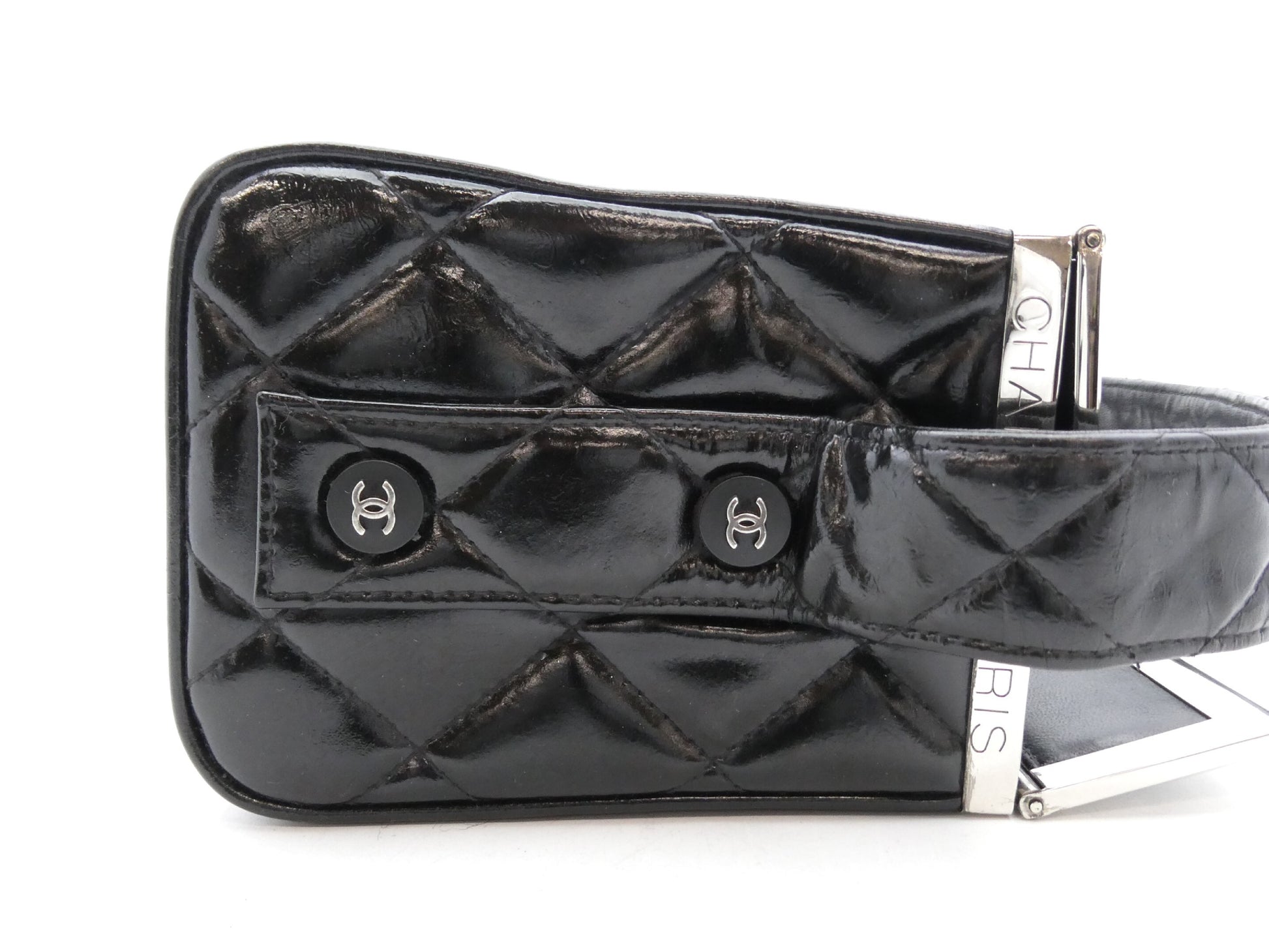 CHANEL Matlasse Enamel Vanity Handbag