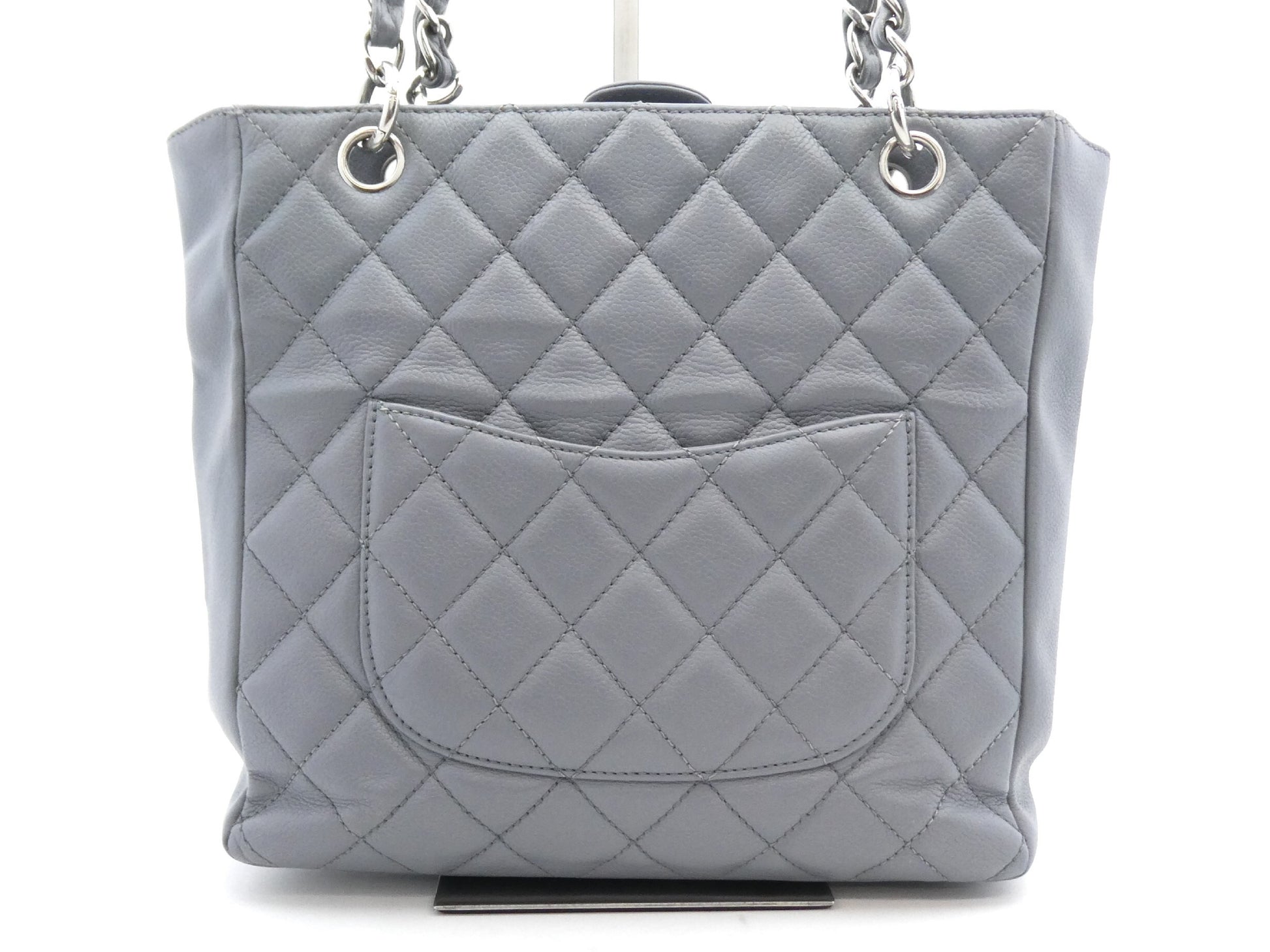 CHANEL Matlasse Caviar Skin Cocomark Chain PST Tote Bag