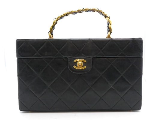 CHANEL Matlasse Cocomark Chain Vanity Bag