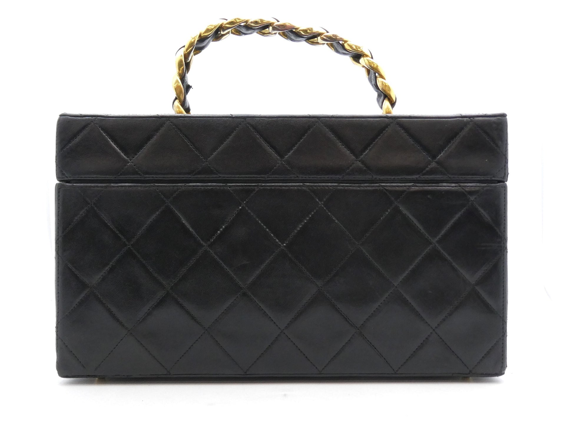 CHANEL Matlasse Cocomark Chain Vanity Bag