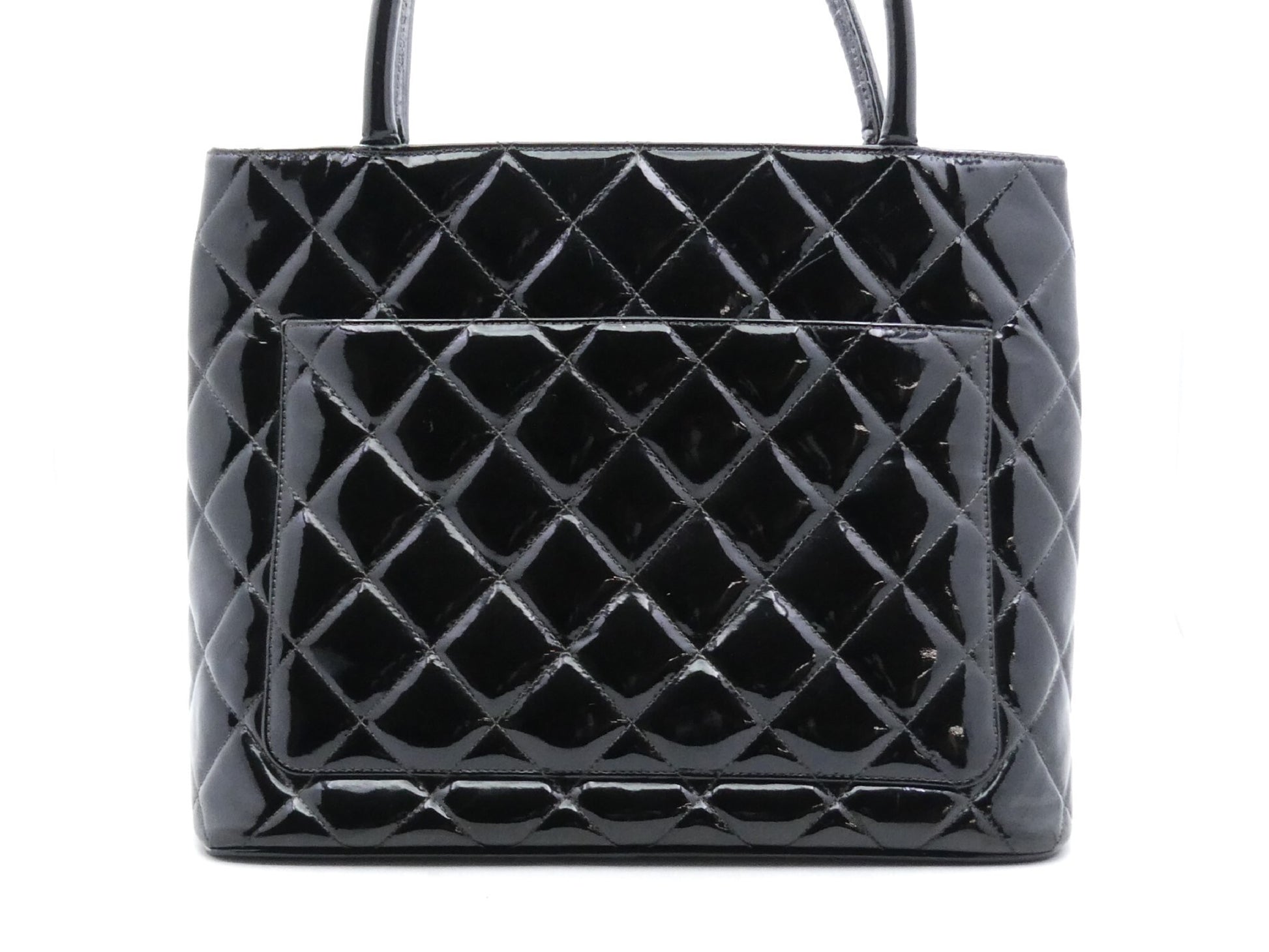 CHANEL Reissue Tote Enamel Coco Mark Tote Bag