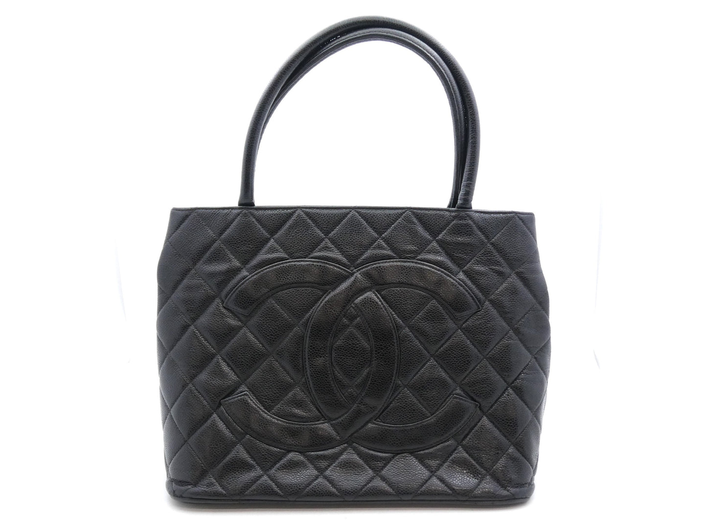 CHANEL Reissue Tote Caviar Skin Cocomark Tote Bag