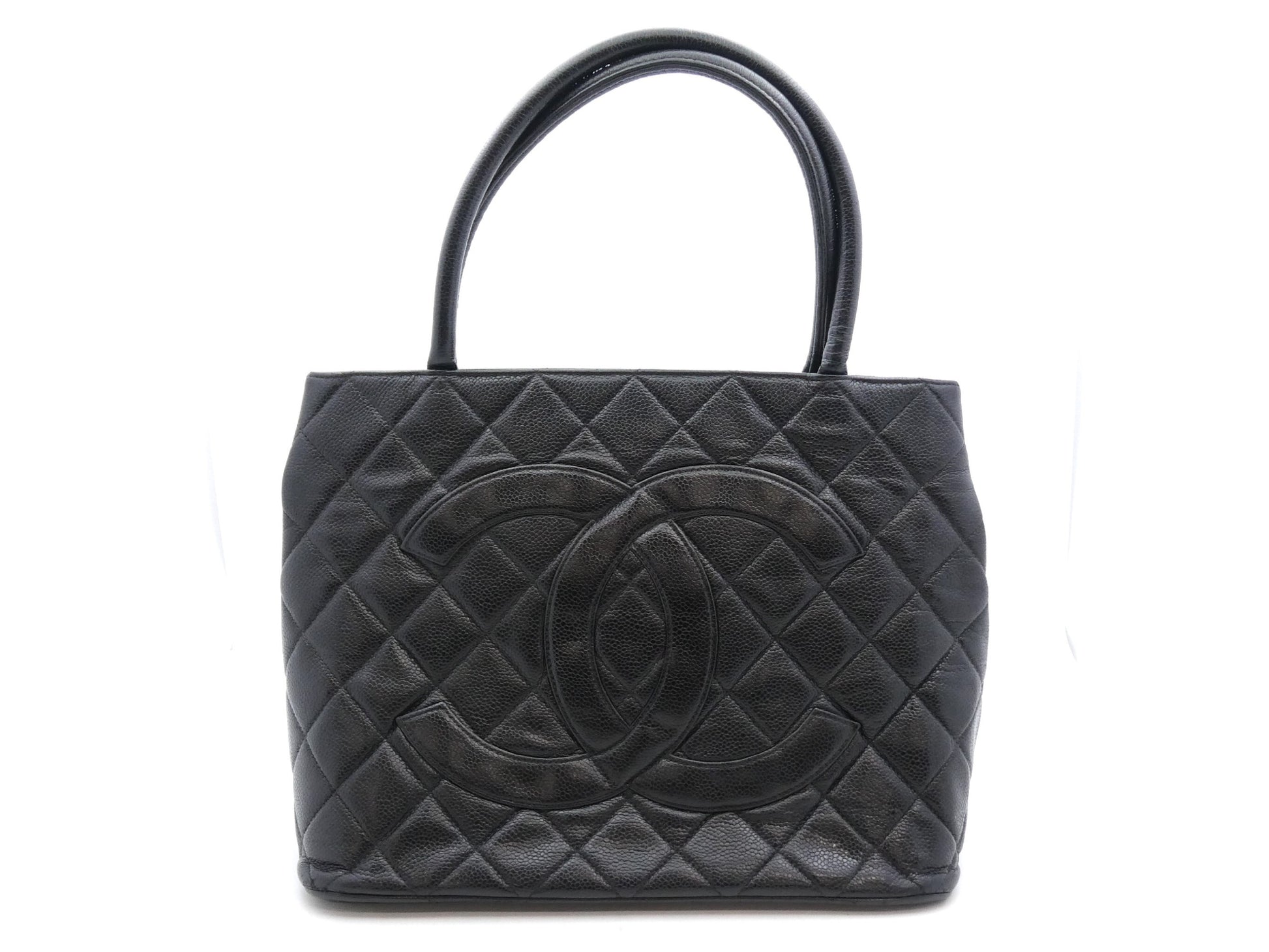 CHANEL Reissue Tote Caviar Skin Cocomark Tote Bag