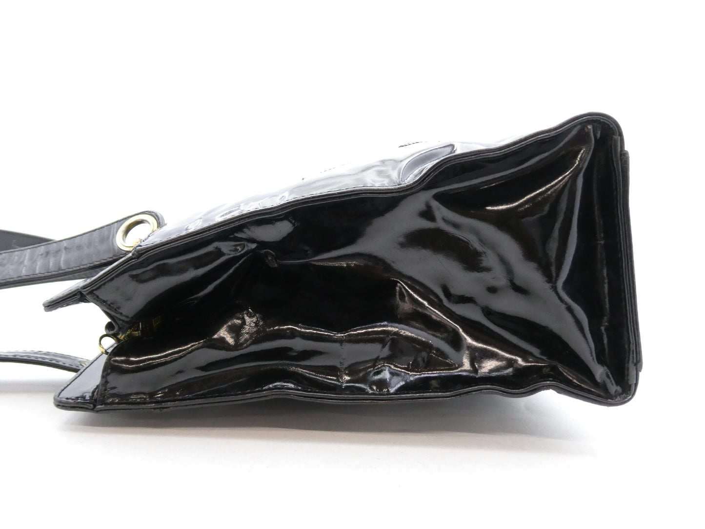 CHANEL Deca Coco Mark Enamel Shoulder Bag