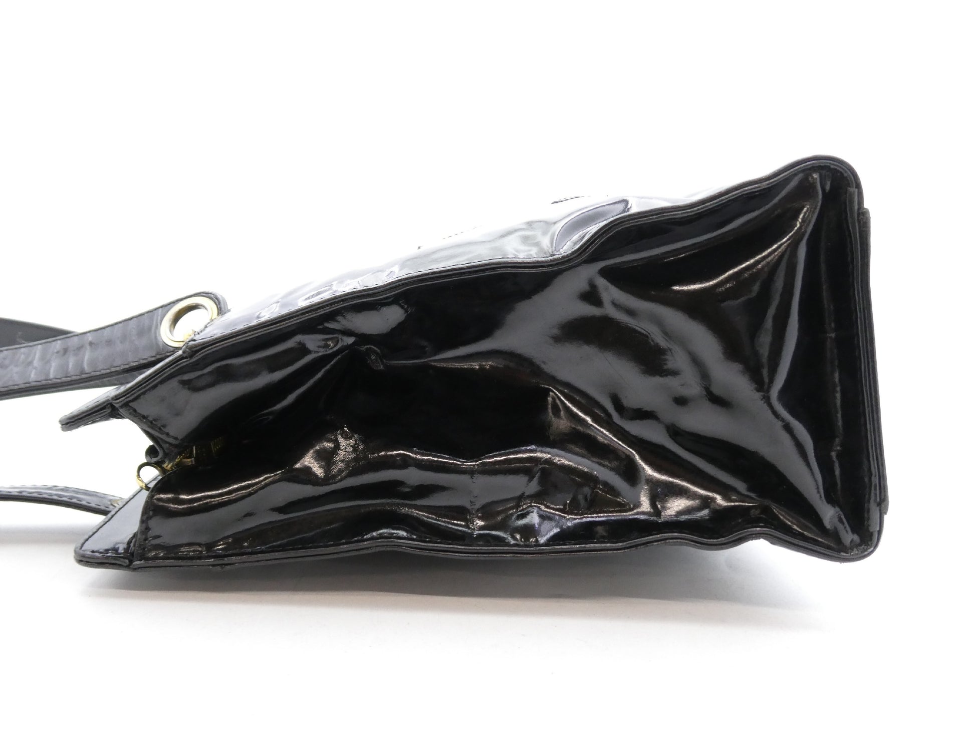 CHANEL Deca Coco Mark Enamel Shoulder Bag