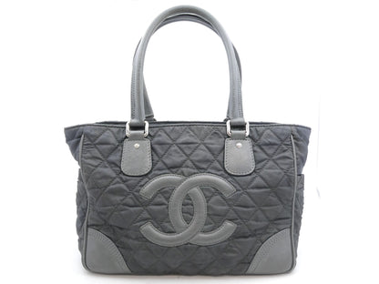 CHANEL Matlasse Cocomark Nylon Leather Bag