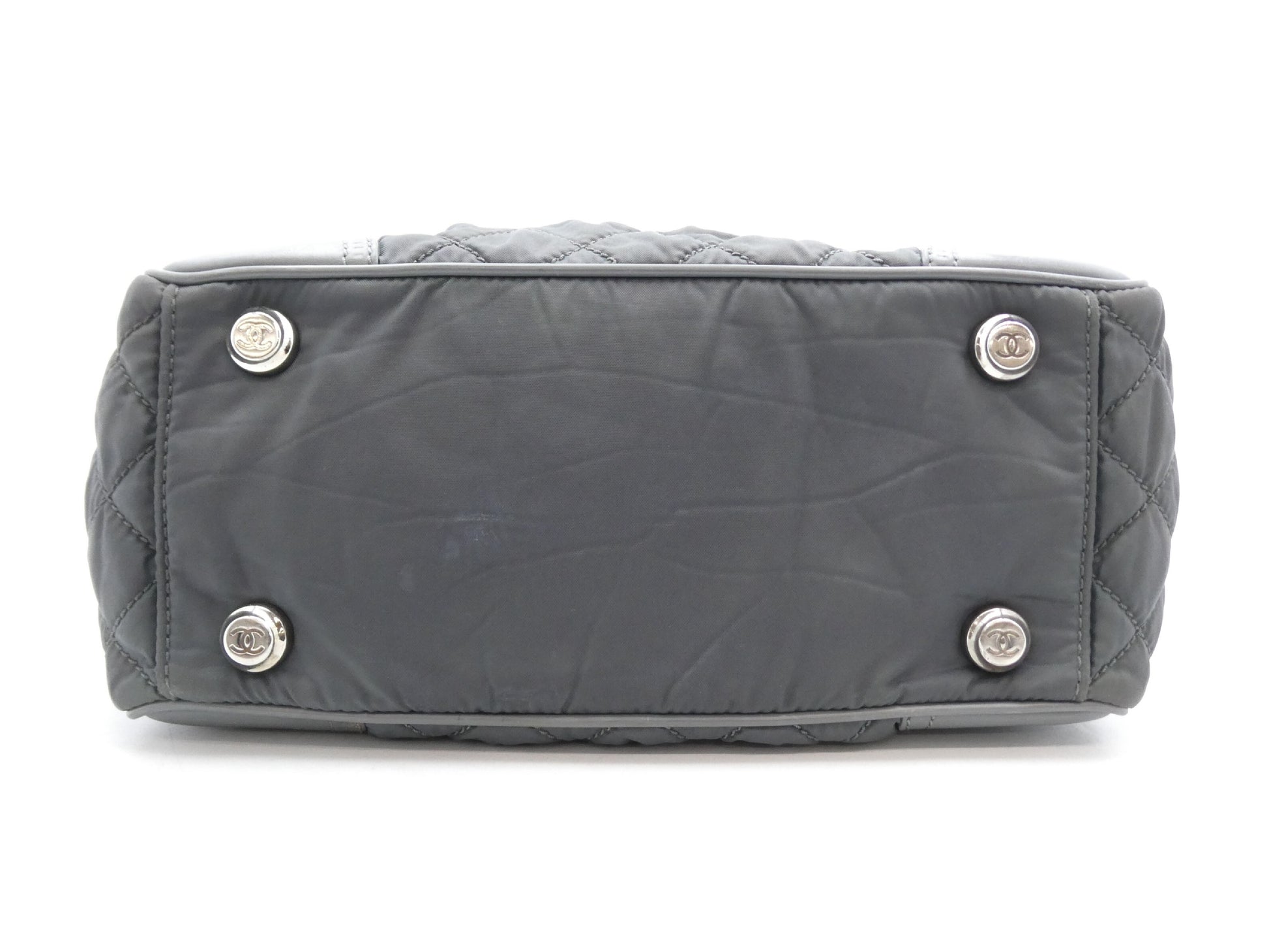 CHANEL Matlasse Cocomark Nylon Leather Bag