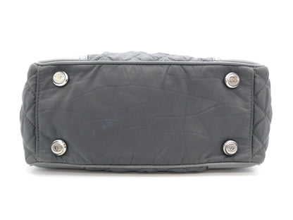 CHANEL Matlasse Cocomark Nylon Leather Bag