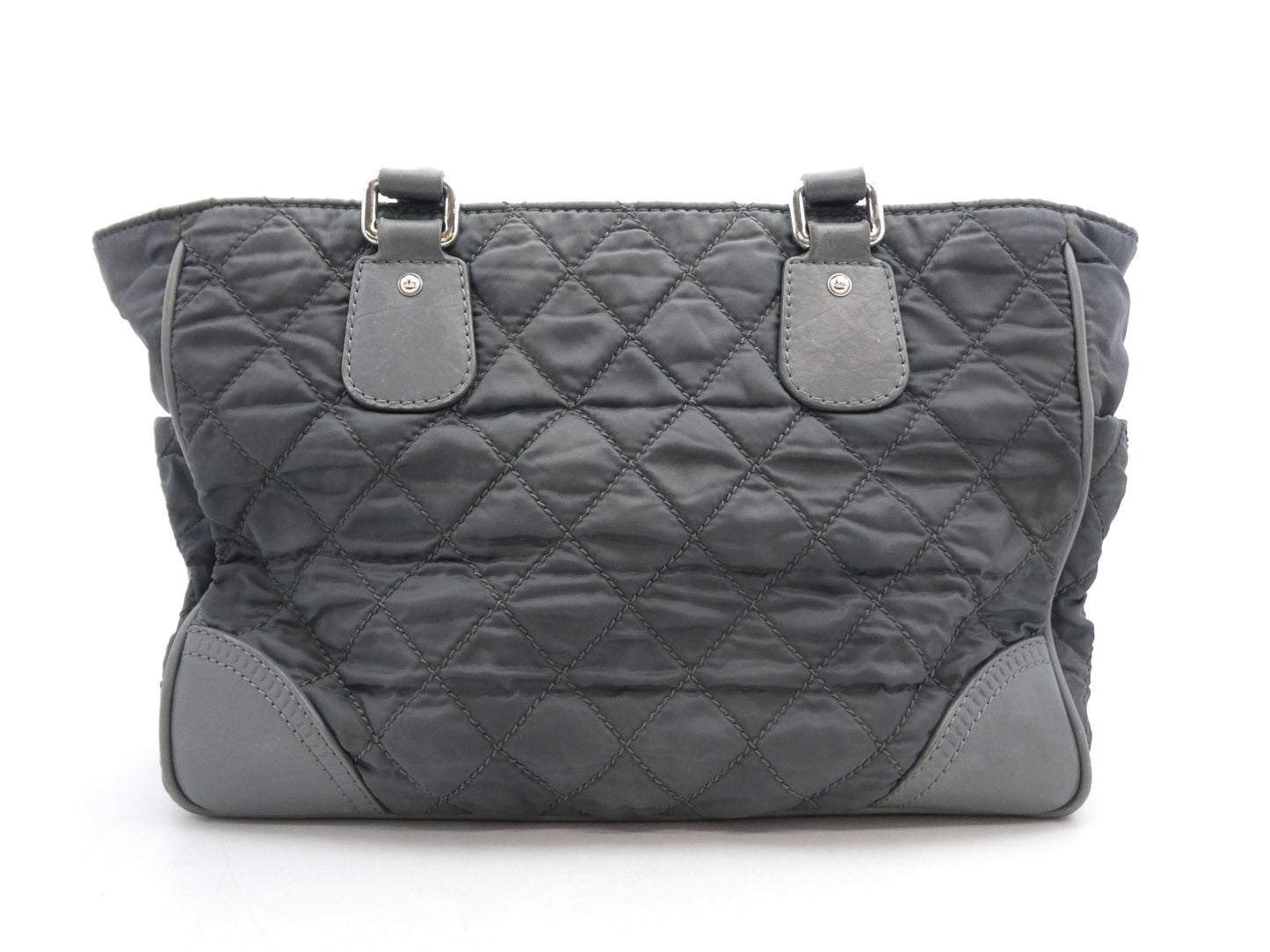 CHANEL Matlasse Cocomark Nylon Leather Bag