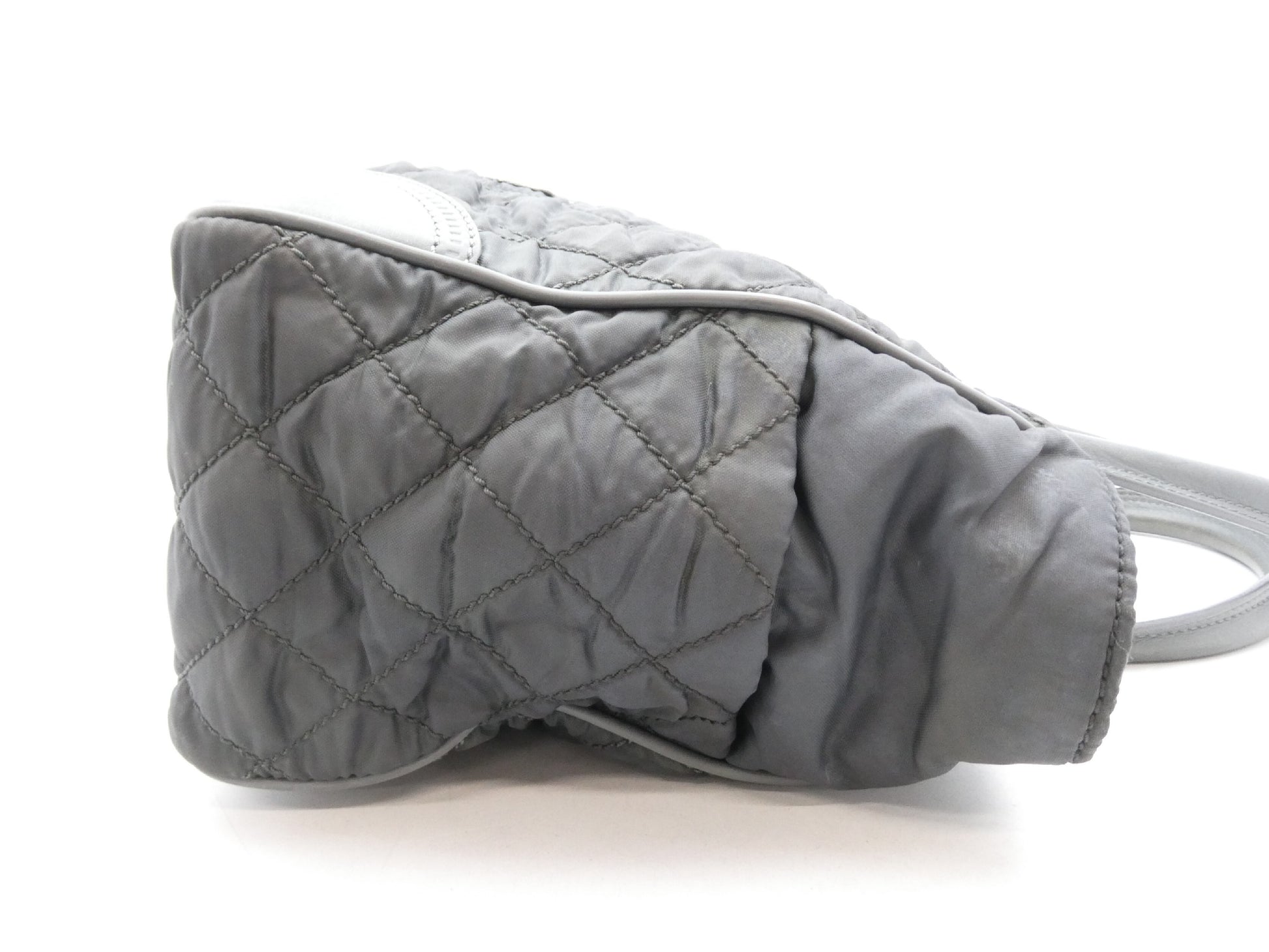 CHANEL Matlasse Cocomark Nylon Leather Bag