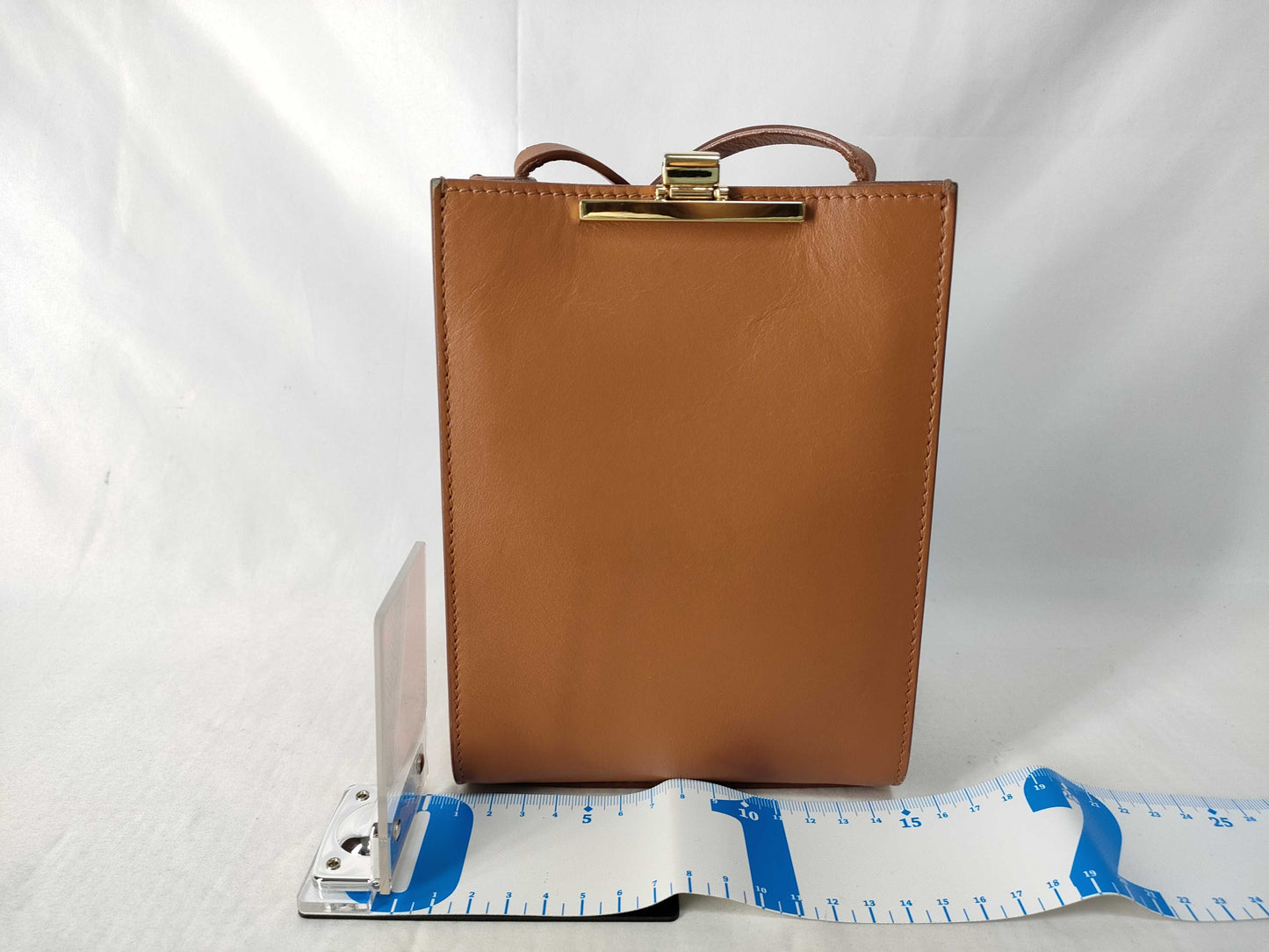 ZANCHETTI Amlet Leather Shoulder Bag Brown Crossbody Shoulder Bag