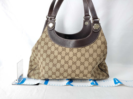 GUCCI GUCCI Purse GG Canvas 154982 Tote Bag Leather Gucci Shoulder Bag Gucci Shoulder Bag