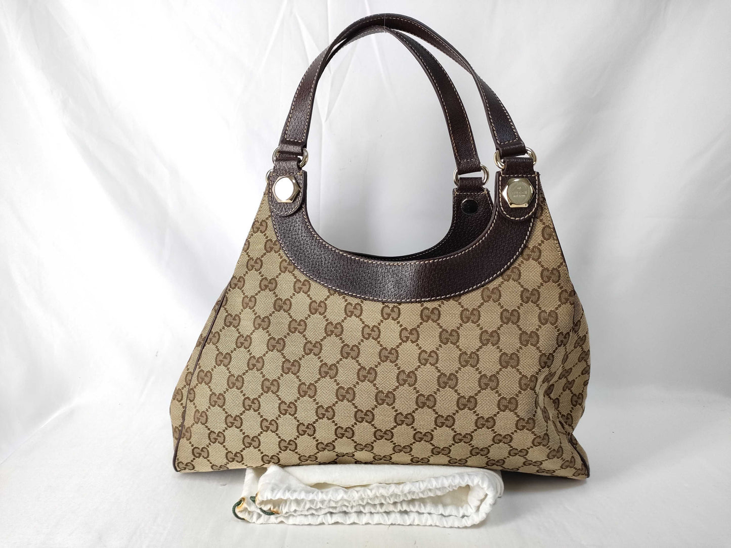 GUCCI GUCCI Purse GG Canvas 154982 Tote Bag Leather Gucci Shoulder Bag Gucci Shoulder Bag