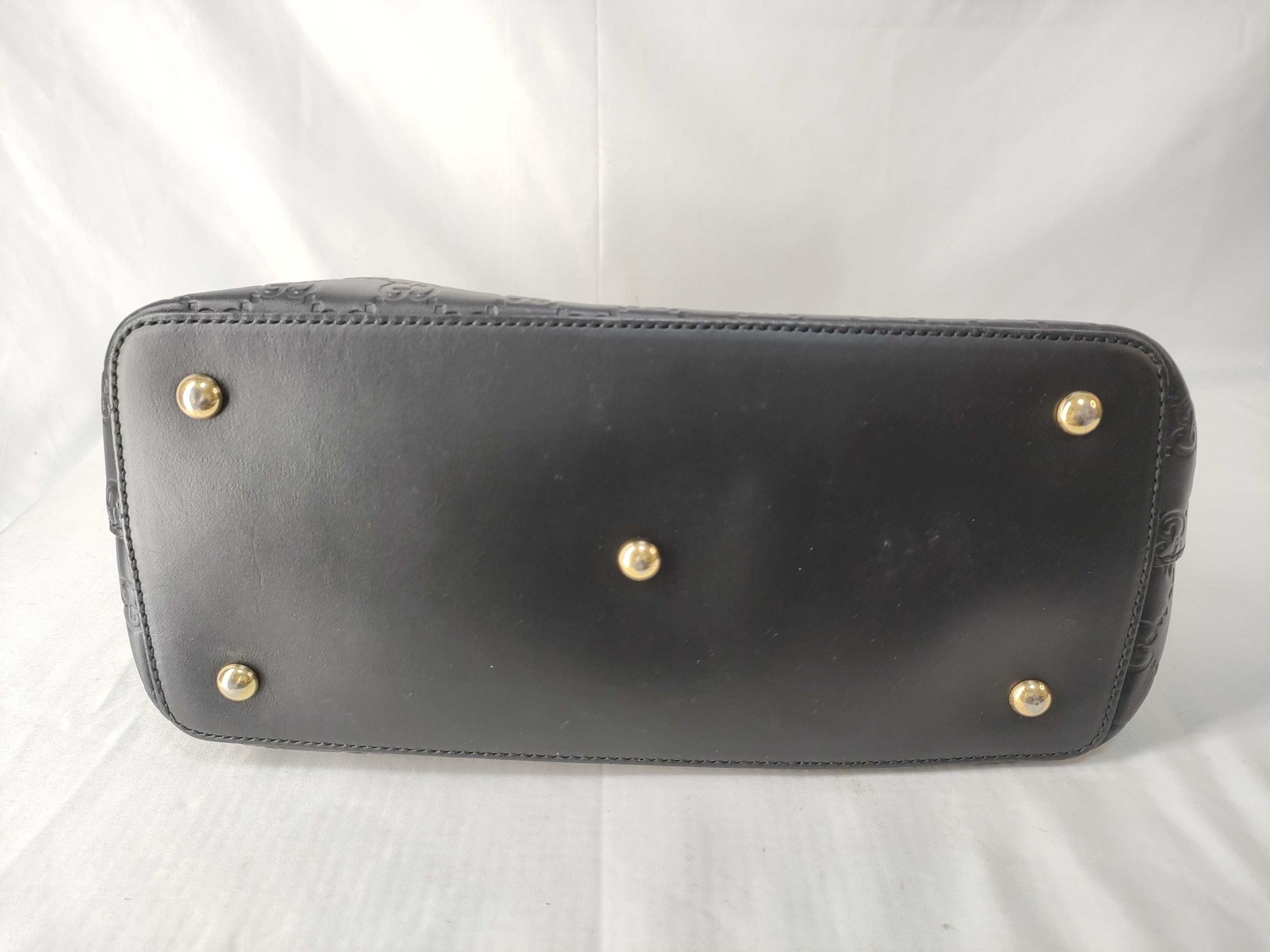 GUCCI Gucci Sima GUCCI Gucci Sima 428226 Handbag Leather Shoulder Bag Black Black Gucci Handbag