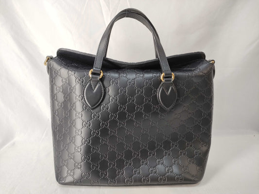 GUCCI Gucci Sima GUCCI Gucci Sima 428226 Handbag Leather Shoulder Bag Black Black Gucci Handbag