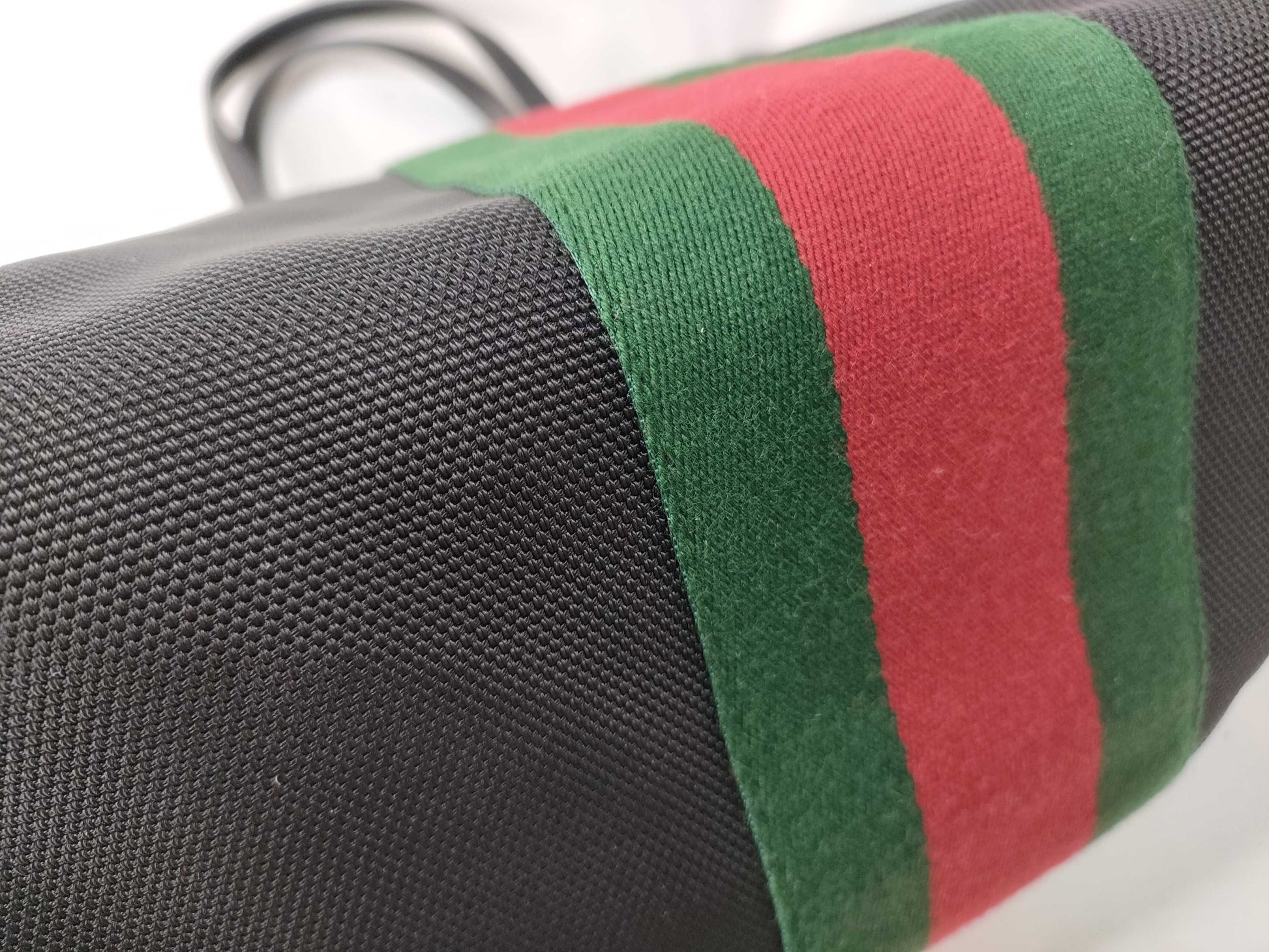 GUCCI GUCCI Offidia Sherry Line 619751 Tote Bag Handbag Black Black Gucci Tote Bag