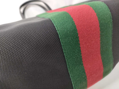 GUCCI GUCCI Offidia Sherry Line 619751 Tote Bag Handbag Black Black Gucci Tote Bag