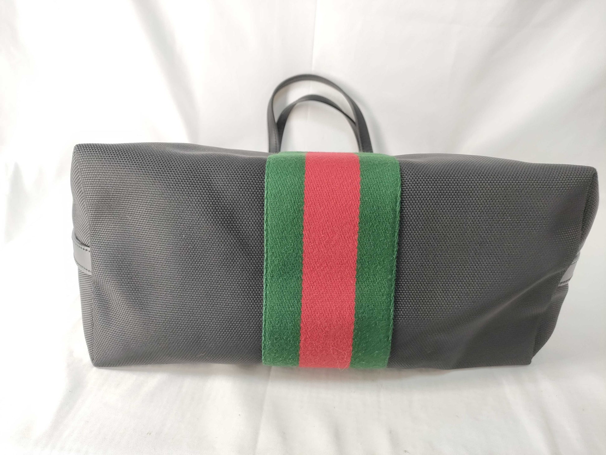 GUCCI GUCCI Offidia Sherry Line 619751 Tote Bag Handbag Black Black Gucci Tote Bag