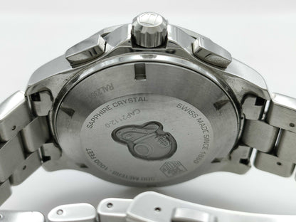 TAG Heuer CAP2112. BA0833 Aquaracer RAL2355 Blue Dial Automatic Men's Watch