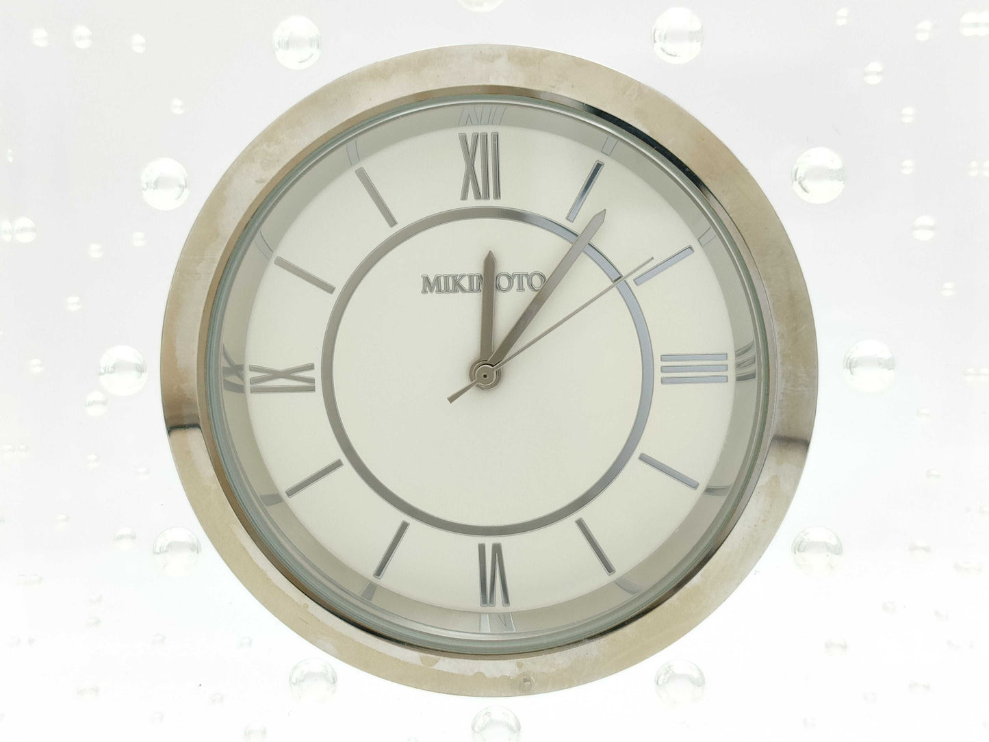 MIKIMOTO Table Clock 0807 A1211 Quartz Table Clock